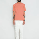 Contrast Sleeve T-Shirt - Rust