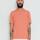 Contrast Sleeve T-Shirt - Rust