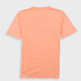 Contrast Sleeve T-Shirt - Faded Orange