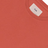 Contrast Sleeve T-Shirt - Rust