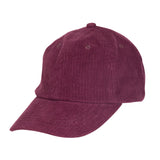 Corduroy Cap - Dark Cherry