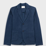 Cotton Linen Blazer - Navy