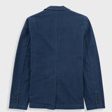 Cotton Linen Blazer - Navy