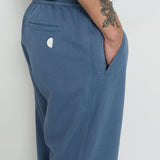 Drawcord Assembly Pant - Soft Blue Brushed Twill