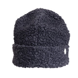 Fleece Beanie - Charcoal Curly Wool