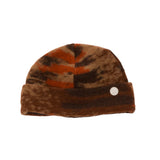 Fleece Beanie - Rust Multi Jacquard