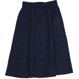 Full Seam Skirt - Indigo Broken Checkerboard