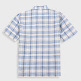 Gabe Shirt - Soft Blue Open Check