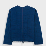 Lightweight Liner Jacket - Indigo Microcheck