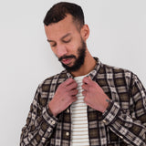 Folk | Patch Shirt - Black Window Check