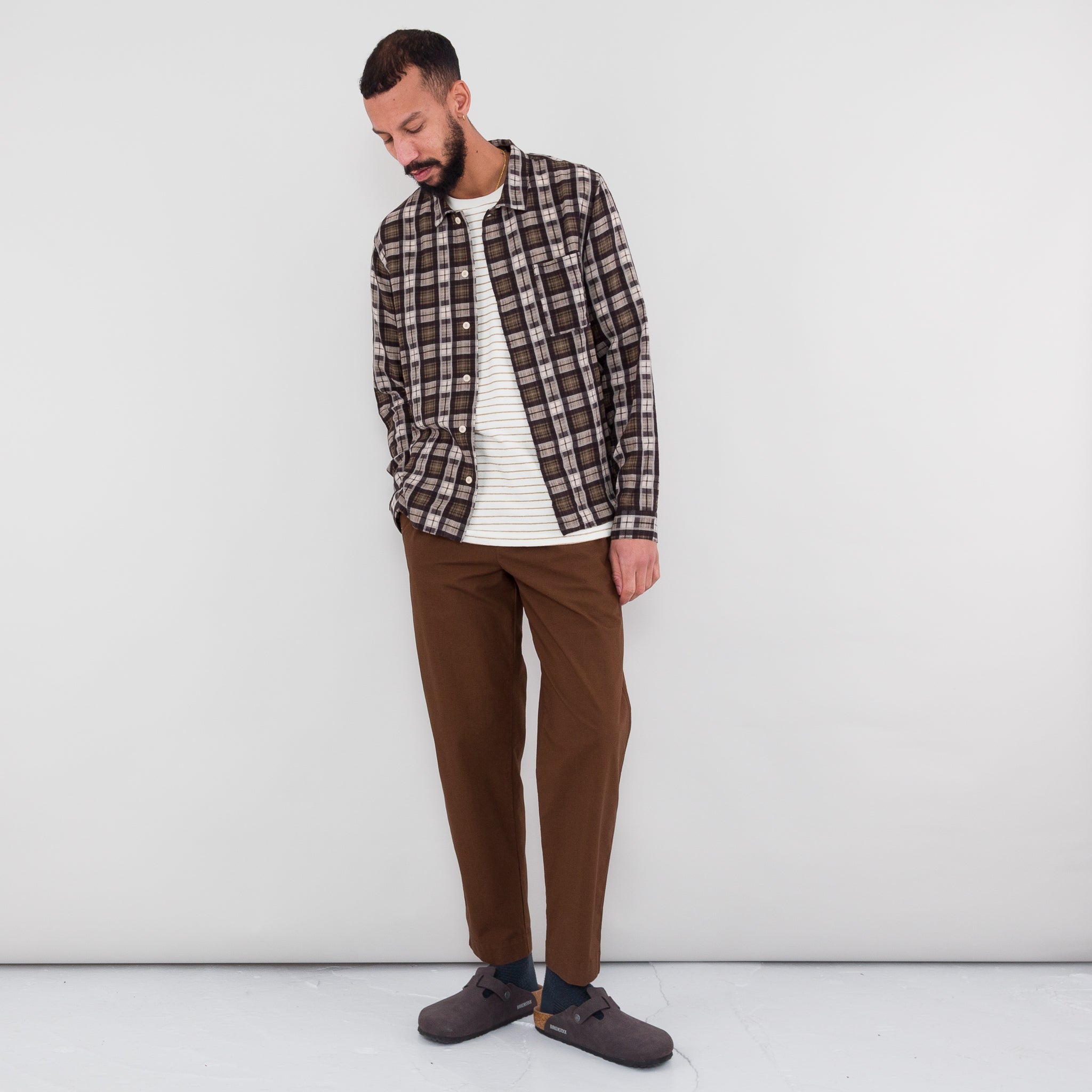 Drawcord Assembly Pant - Brown