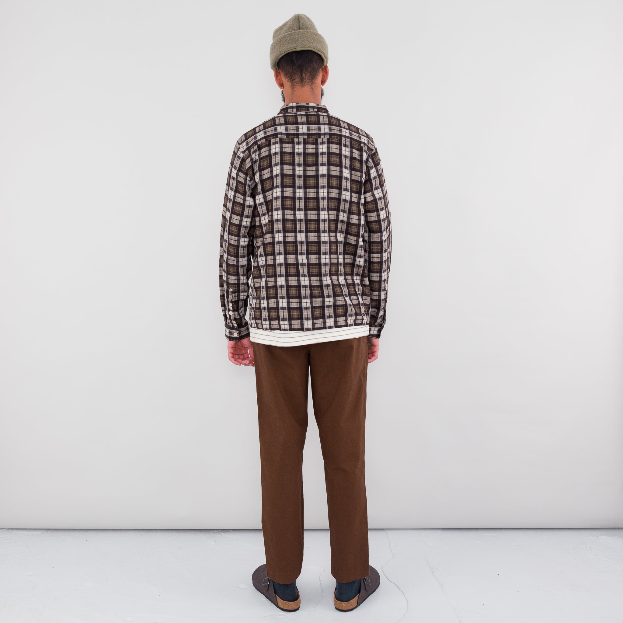 Folk | Patch Shirt - Black Window Check