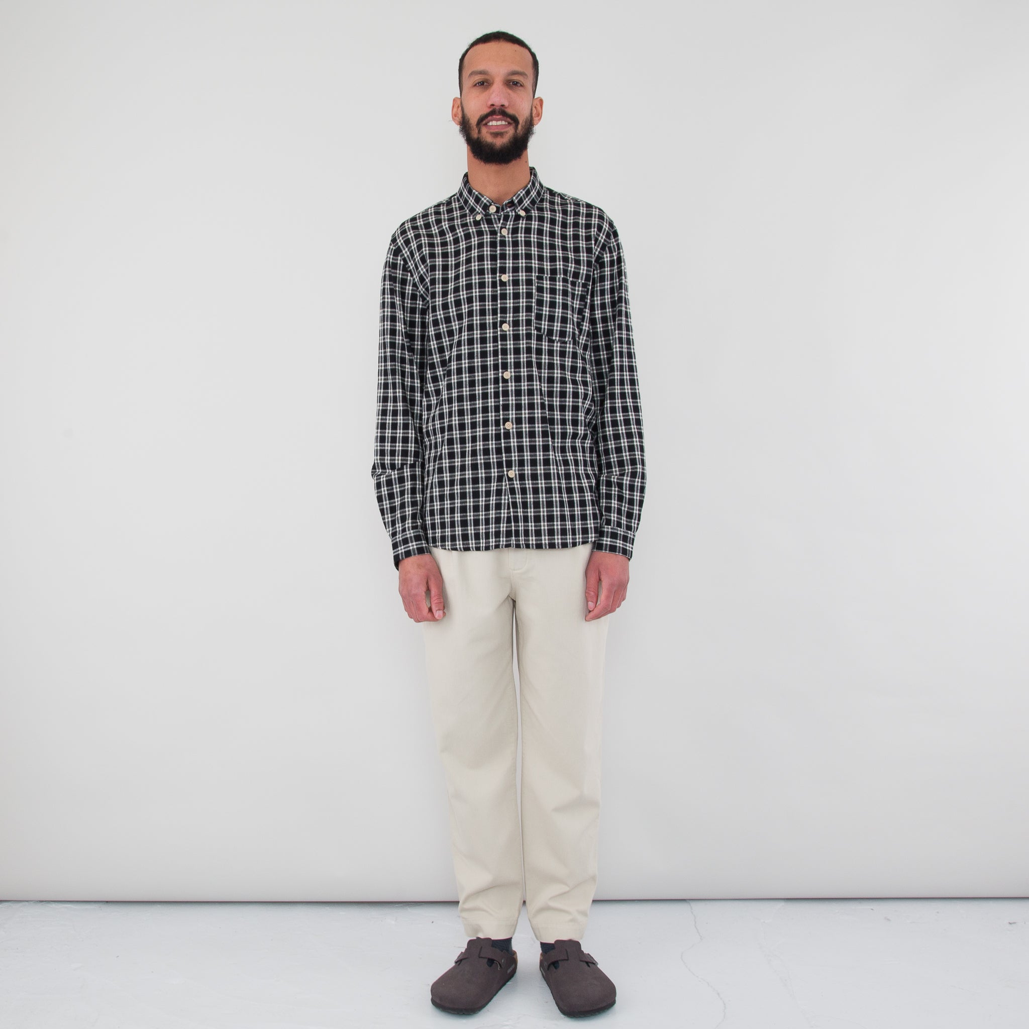 Folk | Relaxed Fit Shirt - Black Check