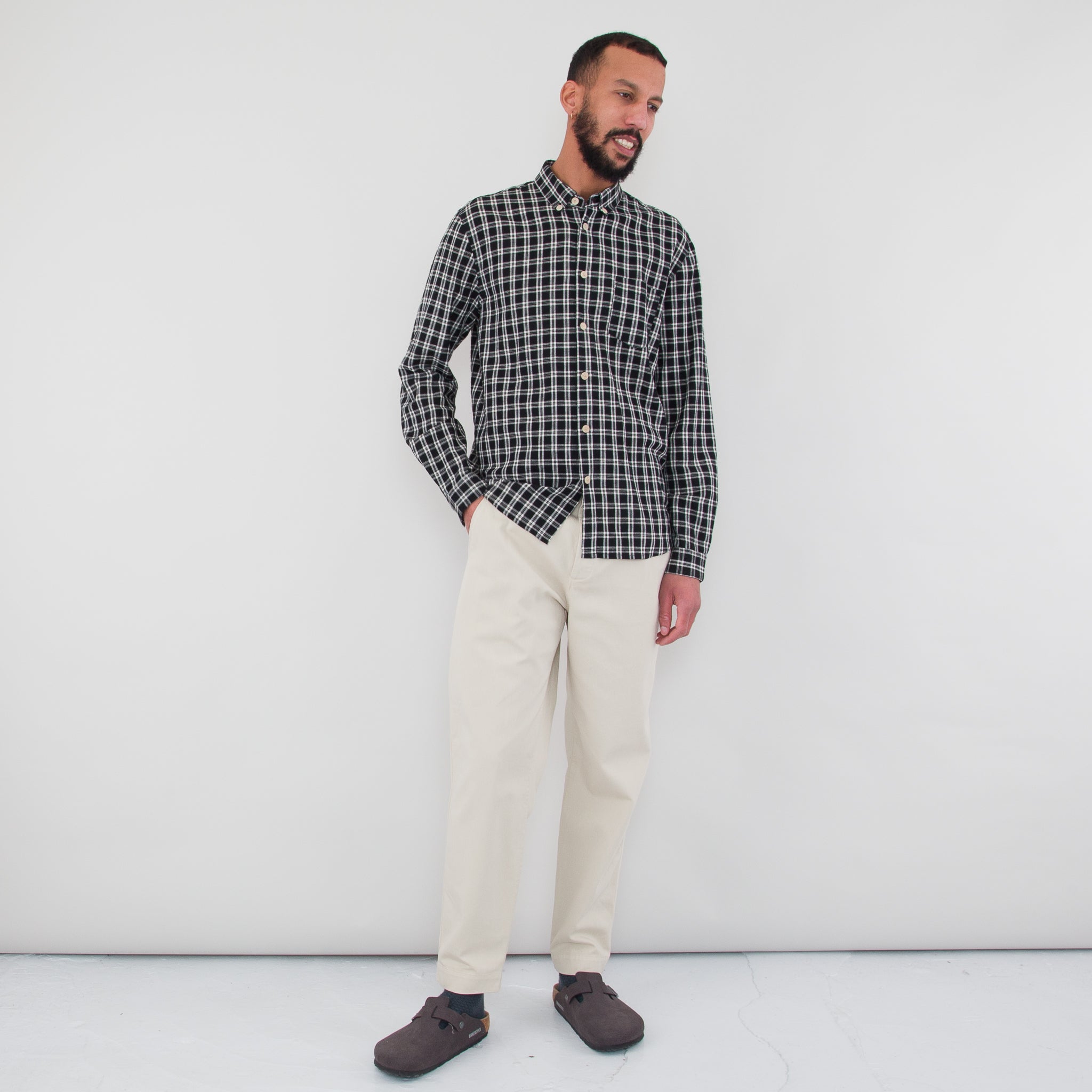 Folk | Relaxed Fit Shirt - Black Check