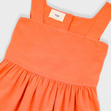 Midi Day Dress - Dark Orange