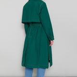 Oversized Trenchcoat - Bottle Green