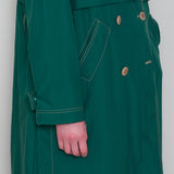 Oversized Trenchcoat - Bottle Green