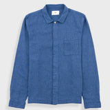 Patch Shirt - Indigo Basketweave