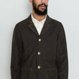 Patch Jacket - Black Olive Cord