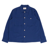 Patch Overshirt - Blue Crinkle