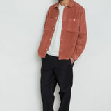 Patch Overshirt - Dark Rust Heavy Cord