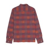 Patch Shirt - Rust Multicheck