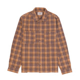 Patch Overshirt - Light Rust Checked Cord