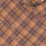 Patch Overshirt - Light Rust Checked Cord