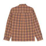 Patch Overshirt - Light Rust Checked Cord