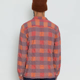 Patch Shirt - Rust Multicheck