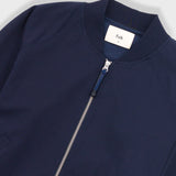 Pintuck Jersey Bomber - Navy