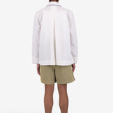 Pleated Shirt - White