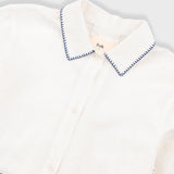 Pleated Shirt - White