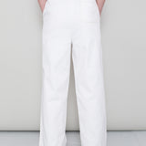 Pleated Trousers - Ecru Twill