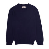 Pointelle Crew - Dark Navy