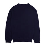 Pointelle Crew - Dark Navy