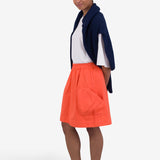 Prism Skirt - Coral Twill