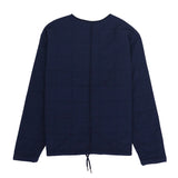 Quilted Boxy Jacket - Soft Navy