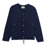 Quilted Boxy Jacket - Soft Navy