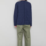 Quilted Boxy Jacket - Soft Navy