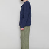 Pleated Trousers - Olive Twill