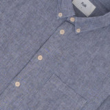 Relaxed Fit Shirt - Indigo Linen Stripe