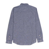 Relaxed Fit Shirt - Indigo Linen Stripe