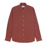 Relaxed Fit Shirt - Rust Gingham