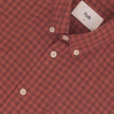 Relaxed Fit Shirt - Rust Gingham