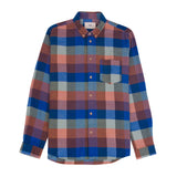 Relaxed Fit Shirt - Rust Navy Mix