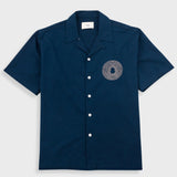 Relaxed Soft Collar Shirt - Navy