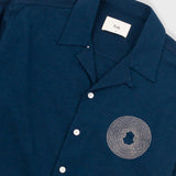 Relaxed Soft Collar Shirt - Navy