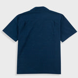 Relaxed Soft Collar Shirt - Navy