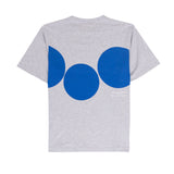 Relaxed T-Shirt - Grey Melange Circle Print KG